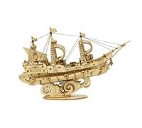 Navire à voile - Puzzle 3D Mécanique en bois Rolife