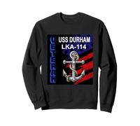 Navire Cargo amphibie USS Durham LKA-114 Sweatshirt