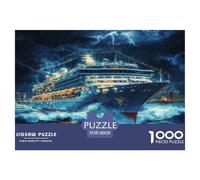 Navire de croisière 1000 Pièces Puzzle pour Adultes Enfants, Défi Jouets, Cadeau, Jouet pour Enfant, Jeu Éduchatif, Qualité Premium 38x26cm/1000pcs