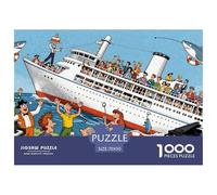 Navire de croisière de Luxe Puzzle en Bois Imperméable Puzzles De 1000 Pièces pour Adultes Défi Et Casse-tête Jeux De Stimulants