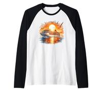 Navire de croisière Majestic Sunset Ocean Voyage Seascape Manche Raglan