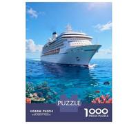 Navire de croisière Puzzle 1000 Pièces Luxury Navire de croisière Puzzle en Carton Qualité Premium Puzzle Adulte Éducatif Décoration Salon Cadeau 70x50cm/1000pcs