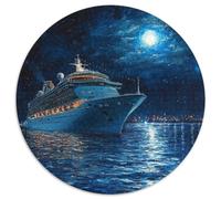 Navire de croisière Puzzles Divertissement Créatif Activités Familiales Stimulantes 1000 Stukjes Mégaship Casse-tête Qualité Premium pour Adultes 1000pcs (67.5x67.5cm)