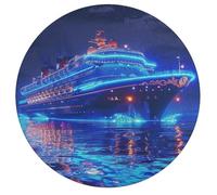 Navire de croisière Rond Puzzle 195 Pièces pour Ship Navigation Adultes Enfants Forme d'animal Encastrement Parfait Qualité Premium Artistique Art Jeu Éducatif Défi Jouets 195 PCS