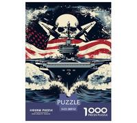 Navire de Guerre 1000 Pièces Puzzles pour Adultes Et Enfants sur Le Thème De Premium Quality Jeu ÉduChatif Activité Familiale Parfaite Coloured 52x38cm/1000pcs
