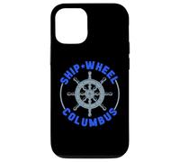 Navire Roue Columbus Day Navigator Navire Christophe Colomb Coque pour iPhone 12/12 Pro