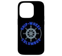 Navire Roue Columbus Day Navigator Navire Christophe Colomb Coque pour iPhone 14 Pro