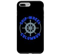 Navire Roue Columbus Day Navigator Navire Christophe Colomb Coque pour iPhone 7 Plus/8 Plus