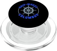 Navire Roue Columbus Day Navigator Navire Christophe Colomb PopSockets PopGrip pour MagSafe