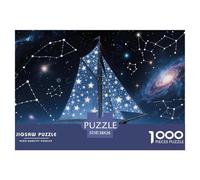 navire1000 Pièces Puzzlemer étoilée pour Adultes Jeu D'Intelligence Difficile EtStimulant Paysagedes QuatreSaisons 38x26cm/1000pcs