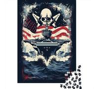 Navires de Guerre Puzzles 1000 Pièces pour Adultes Puzzles pour Adultes Puzzle 1000 Pièces Jeux ÉduLe chatifs DécoSourision De La Maison Puzzle Peut Être Utilisé comme Cadeau 1000pcs (75x50cm)
