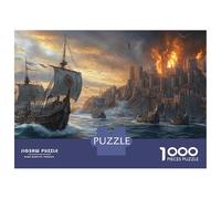 Navires de l'armée Jeu De Puzzle La Guerre 1000 Éléments Papier Résistant pour Experts Anti-Stress Challenge Difficile Nouveau Modèle sans Toxique 52x38cm/1000pcs