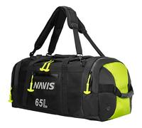 Navis Marine Sacs de voile imperméables pour sports nautiques - Sac à dos étanche pour bateau, pêche (noir, 65 L)