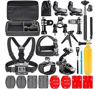 Navitech 18-en-1 kit d'accessoires pour caméras d'action Compatible avec AEE Lyfe S72 4 | KNPET Sports Camera 4K 2.7K 1080P |Nukyo Extreme Action Cam