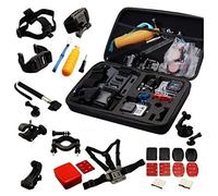 Navitech 30-en-1 kit d'accessoires compatible avec caméras d'action compatible avec PNJ CAM | AEE MD10 WiFi | St 4K Action Camera | PNJ Cam | AEE S50 Pro| AEE S70 Pro| Cam ST4K