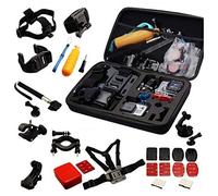 Navitech 30 in 1 Kit d'Accessoires Caméras d'action compatible avec GoXtreme Barracuda Action Camera