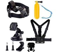 Navitech 8-en-1 Kit D'Accessoires pour Caméras d'action - Compatible avec Le Apexcam M90 Pro EIS 4K Caméra d'action