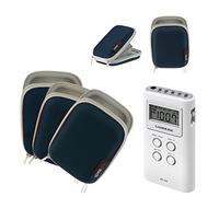 Navitech - Bleu Résistant à l'eau Dure Housse de Protection en Compatible avecs baladeurs FM Radio/Audio numérique tel Que Sangean DT-250