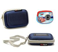 Navitech Bleu résistant à l'eau Housse de la caméra Dur Compatible avec Lexibook Disney Cars Camera - 1.3MP
