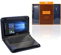 Navitech Broonel - Contour Series - Cuir Noir Housse de Protection pour la Acer Aspire One 11 1-132