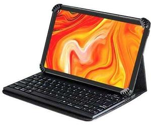 Navitech Étui à rabat en cuir avec support et clavier Bluetooth compatible avec tablette ASHATA 7"