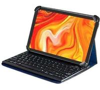 Navitech Étui avec clavier Bluetooth rotatif pour tablette Kufoo 8,1" Bleu