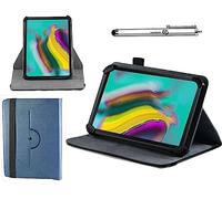 Navitech Étui Bleu avec Support Rotatif 360 Et Stylet Compatible avec Le Teclast 10.1 Pouce P33 Android 15 Tablette