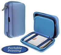 Navitech Étui Bleu Clair pour Le HP Sprocket Photo