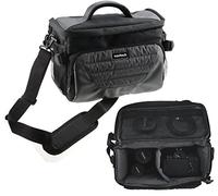 Navitech Étui caméscope Gris et Noir avec dragonne Compatible avec Le Sony HXR-NX80 Compact 4K