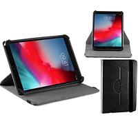 Navitech Etui Cuir Noir avec Support de Rotation 360 Compatible avec Lenovo Tab M10 | Lenovo Tab P10h