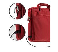 Navitech Étui de Transport Rouge Compatible avec Huawei Matebook D 15.6