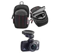 Navitech Étui Rigide/Housse Noir Compatible avec Dash Cam Compatible avec Nextbase 522GW Dash Cam (avec Ceinture et dragonne)