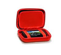 Navitech Étui Rigide/Housse Rouge Compatible avec GPS Auto Compatible avec Tomtom GO Professional 620