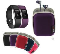 Navitech Étui Rigide/Housse Violet Compatible avec Fitbit ace/Flex 2 / Alta/Alta HR/Charge 3 / Versa/Ionic
