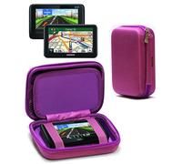 Navitech Étui Rigide/Housse Violet Compatible avec GPS Auto Compatible avec Garmin Camper 660LMT-D