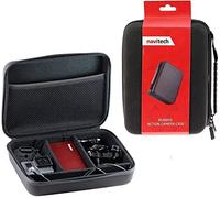 Navitech Étui Rigide pour Caméra d'action Noir - Compatible avec Le AKASO Brave 4 Pro 4K30FPS Waterproof Caméra d'action