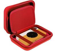 Navitech Étui Rigide Rouge Compatible avec Le Polaroid Everything Box Hi Print Bluetooth Photo Printer