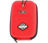 Navitech Etui Rigide Rouge Télémètre EVA/Housse - Compatible avec Le Carson WM-025 10x25 BlackWave Waterproof Monocular