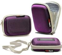 Navitech Étui Rigide Violet pour Appareil Photo - Compatible avec Le Agfaphoto Realishot DC5500 Compact Appareil Photo Numérique