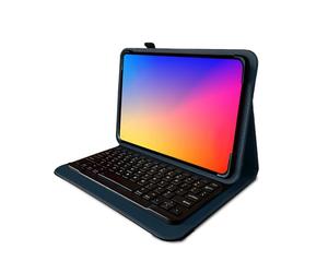 Navitech Étui rotatif avec clavier Bluetooth pour tablette Alcatel One Touch Pixi3 10" Bleu