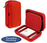 Navitech Étui Rouge Compatible avec HP Sprocket Photo