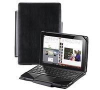 Navitech Faux Cuir Noir detachables Portefeuille en Etui Sleeve Cover Compatible avecnovo IdeaPad MIIX 310