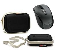 Navitech - Housse/Cover de Souris résistant à l'eau Dure et Noire pour la Microsoft Bluetooth Mobile Mouse