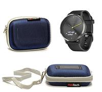 Navitech Housse étui Bleu Compatible avec Garmin VivoMove HR