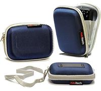 Navitech Housse étui Bleu Compatible avec SJCAM SJ Dash+ Dash Cam