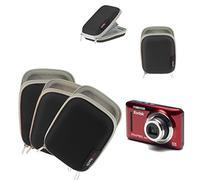 Navitech Housse étui (Noir) Appareil Photo numérique pour Nikon KeyMission 80 Action Cam