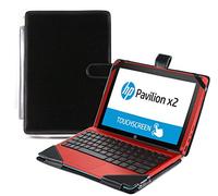 Navitech Housse étui Protection Luxe Simili Cuir Compatible avec HP Pavilion 10 X2