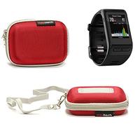 Navitech Housse étui Rouge Compatible avec Garmin VivoActive HR