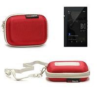 Navitech Housse étui Rouge Compatible avec Onkyo Digital Audio Player DP-51