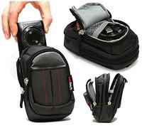 Navitech Housse Noire de Sac de Cas d'appareil Photo pour Le Nikon Coolpix W100